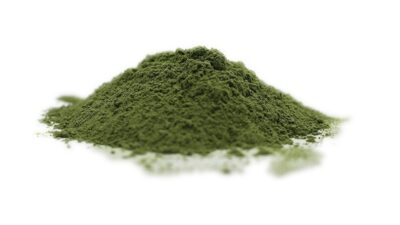 Erba di avena biologica in polvere