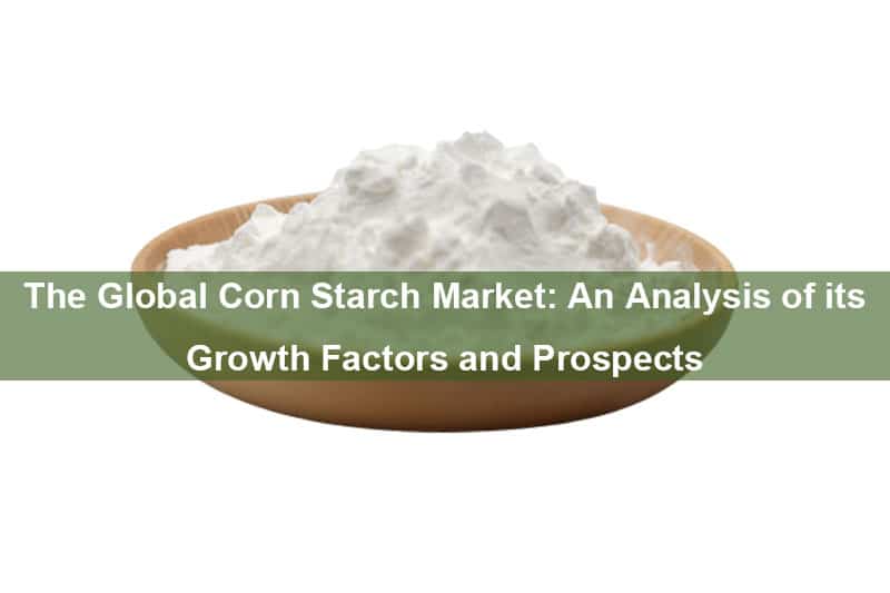 Il mercato globale dell'amido di mais: un'analisi dei suoi fattori di crescita e prospettive The Global Corn Starch Market: An Analysis of its Growth Factors and Prospects