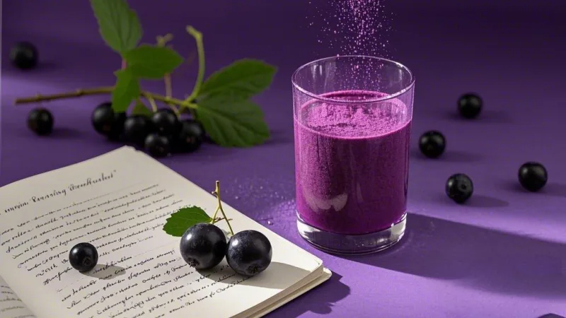 Libera Il Potere Della Natura Con La Polvere Di Ribes Nero Biologico Unlock The Power Of Nature With Organic Black Currant Powder