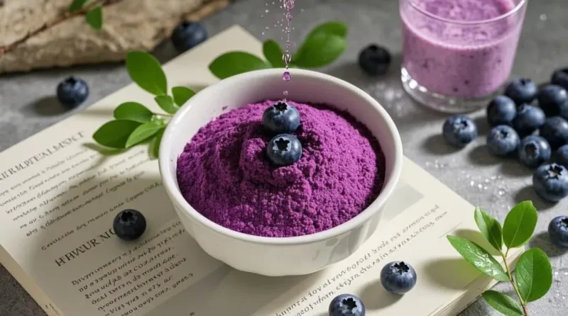 Scatena Il Potere Della Foresta: Polvere Di Mirtillo Biologica, Il Regalo Perfetto Della Natura Organic Blueberry Powder, Nature'S Perfect Gift2
