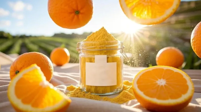 Il Gusto Della Vita: Libera Il Sole Della Natura Con La Polvere Di Arancia Biologica Organic Orange Powder