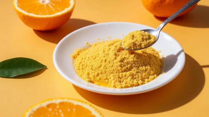 Polvere Di Arancia Biologica E Succo: Scopri Il Concentrato Naturale Di Vitamina C Per Energia, Immunità E Pelle Luminosa Organic Orange Powder