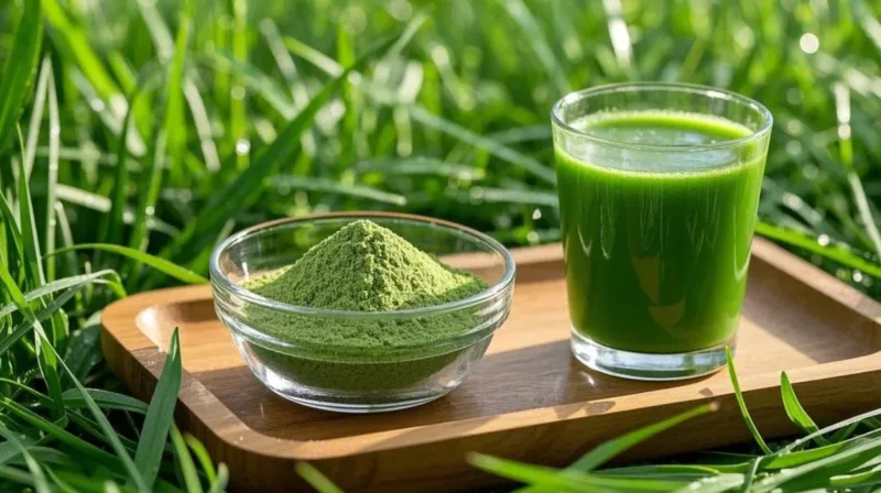 Polvere Di Erba Di Grano Biologica E Polvere Di Succo: La Spinta Verde Definitiva Per Disintossicazione, Energia E Salute Radiosa Organic Wheatgrass Juice Powder