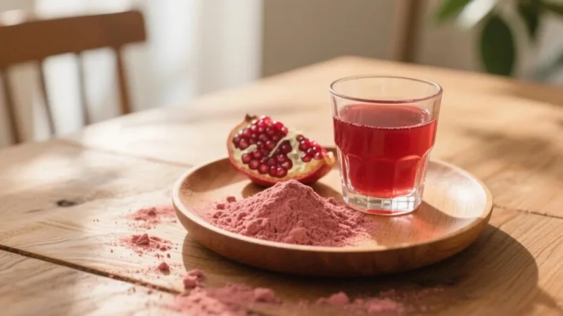 Polvere Di Melograno E Glicemia: Polvere E Succo Biologici Organic Pomegranate Powder
