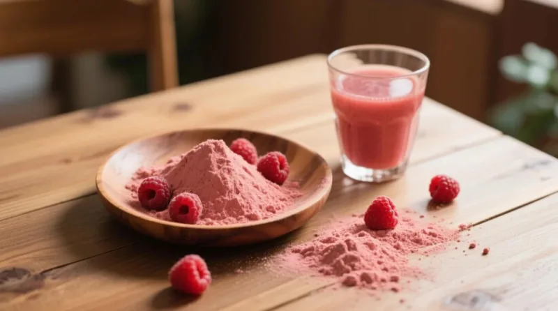 Quali Sono I Benefici Della Polvere Di Lampone Rosso? Polvere Di Lampone Biologico Vs. Polvere Di Succo Per Salute E Luminosità Organic Raspberry Powder
