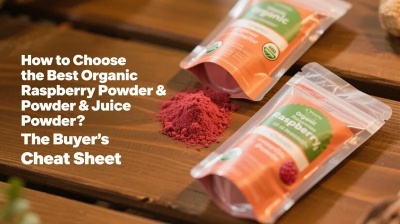 Come Scegliere La Migliore Polvere Di Lamponi Biologica E Polvere Di Succo? Il Vademecum Dell’acquirente How To Choose The Best Organic Raspberry Powder &Amp; Juice Powder