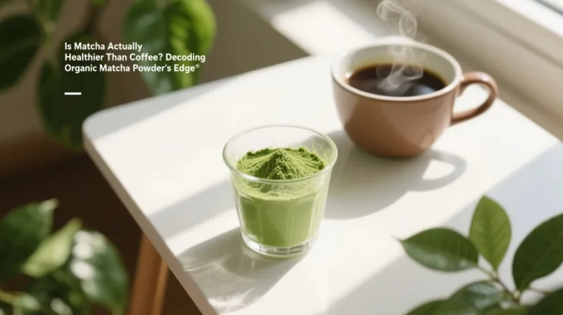 Il Matcha È Davvero Più Sano Del Caffè? Decodificare Il Vantaggio Della Polvere Di Matcha Biologica Is Matcha Actually Healthier Than Coffee