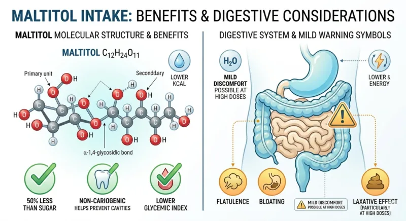 Maltitolo: Effetti Collaterali, Benefici E Sicurezza — Cosa Dice Davvero La Scienza Maltitol Side Effects, Benefits, And Safety What The Science Actually Says