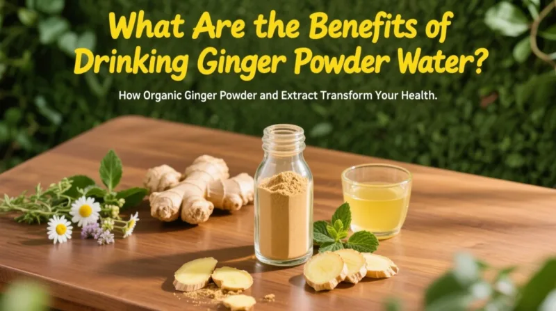 Quali Sono I Benefici Dell'Acqua Di Zenzero In Polvere? Come La Polvere E L'Estratto Di Zenzero Biologico Trasformano La Tua Salute What Are The Benefits Of Drinking Ginger Powder Water