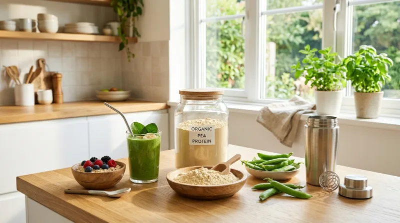 Carica Naturalmente: La Guida Completa Ai Benefici Della Proteina Di Pisello Biologica E Alla Sua Scelta Power Up Naturally The Complete Guide To Organic Pea Protein Benefits &Amp; Selection