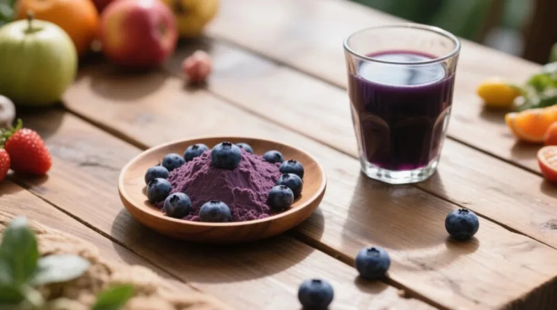 Voglia Del Dolce Potere Antiossidante Dei Mirtilli? Scopri Le Polveri Di Mirtillo Biologico! Organic Blueberry Juice Powder