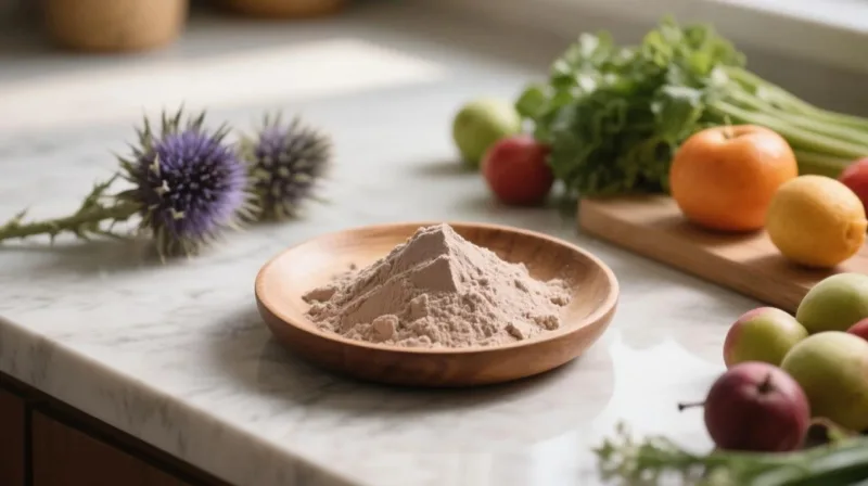Sostenere Il Fegato In Modo Naturale: Il Potere Del Cardo Mariano Biologico Per Il Benessere Organic Milk Thistle Powder