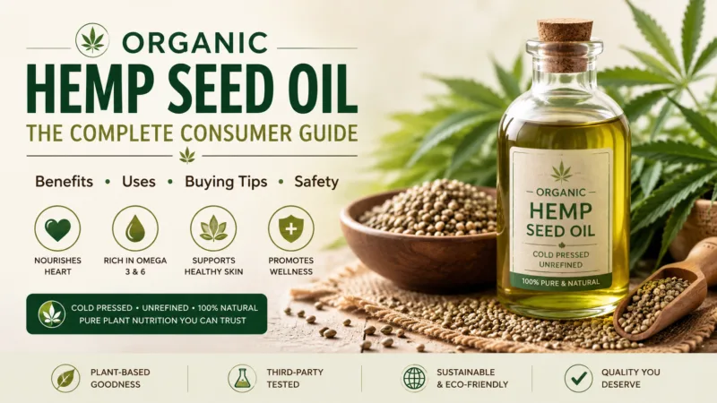 Olio Di Semi Di Canapa Biologico: La Guida Completa Per Il Consumatore — Benefici, Usi, Consigli D'Acquisto E Sicurezza Organic Hemp Seed Oil The Complete Consumer Guide — Benefits, Uses, Buying Tips &Amp; Safety
