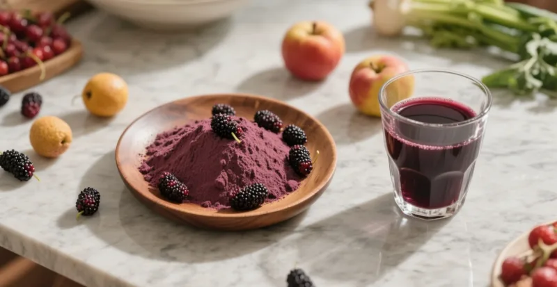Quali Sono I Benefici Per La Salute Della Polvere Di Gelso Biologico? Organic Mulberry Powder &Amp; Juice