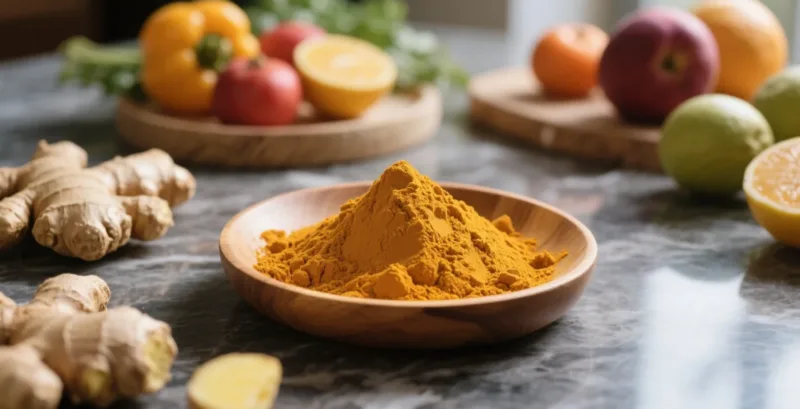 Benessere Con La Polvere Di Curcuma: Routine Di Salute Quotidiana Con Curcumina Biologica Organic Turmeric Powder