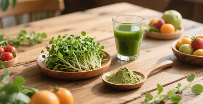 Nutrizione Dell'Erba Medica In Polvere: Benessere Quotidiano Con Verdure Biologiche Organic Alfalfa Powder &Amp; Juice Powder