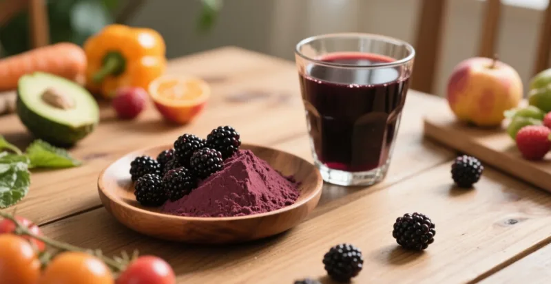 La Polvere Di Mora Negli Alimenti: Migliorare Il Valore Nutrizionale In Modo Naturale Organic Blackberry Powder