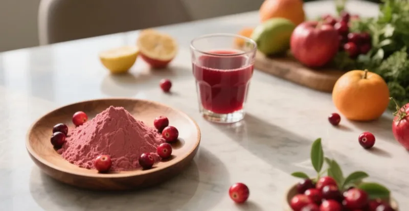 La Crescente Domanda Di Polvere Di Succo Di Mirtillo Rosso Biologico Nel Mercato Nutraceutico Organic Cranberry Powder &Amp; Juice