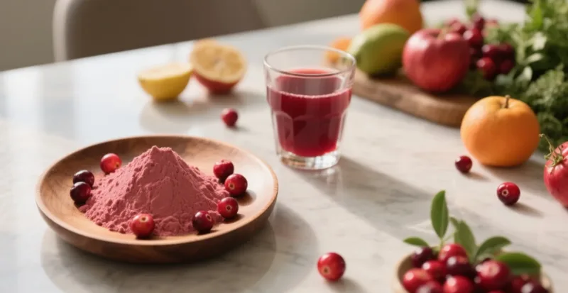 Come La Polvere Di Mirtillo Rosso Biologico Supporta Naturalmente La Salute Delle Vie Urinarie Organic Cranberry Powder &Amp; Juice