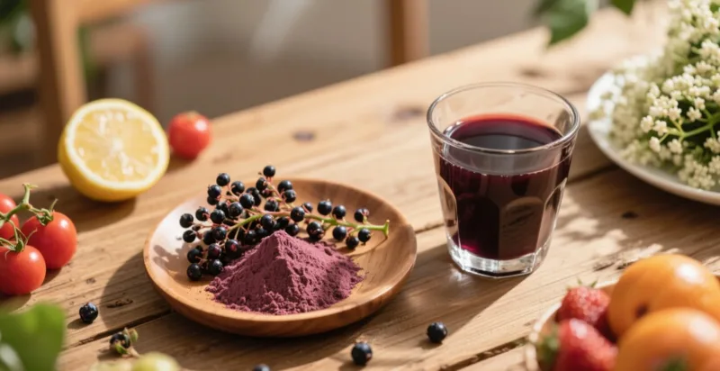 Come La Polvere Di Succo Di Sambuco Biologico Sostiene Le Difese Naturali Del Corpo Organic Elderberry Powder