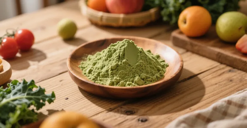La Guida Definitiva All'Uso Del Cavolo Riccio In Polvere Biologico In Frullati E Succhi Organic Kale Powder