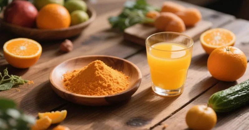 Polvere Di Succo D'Arancia Biologica: Alimenti Funzionali Organic Orange Powder