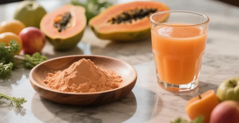 Come Il Polvere Di Succo Di Papaya Biologica Aumenta La Densità Nutritiva Delle Bevande Salutari Organic Papaya Powder &Amp; Juice
