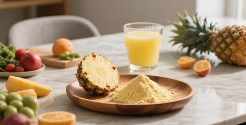 Il Segreto Del Sapore Tropicale: I Benefici Della Polvere Di Succo Di Ananas Biologico Organic Pineapple Powder &Amp; Juice