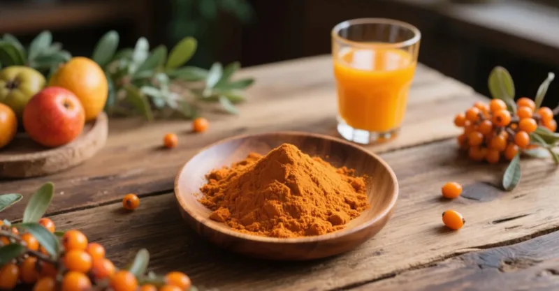 Perché La Polvere Di Olivello Spinoso Biologico È Considerata Un Superfood Per La Tua Salute Quotidiana? Organic Sea Buckthorn Powder