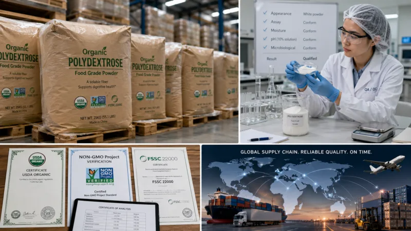 Guida All'Approvvigionamento B2B Del Polidestrosio Biologico: Strategia Di Mercato E Sourcing Strategico Organic Polydextrose B2B Procurement Guide Market Strategy And Strategic Sourcing